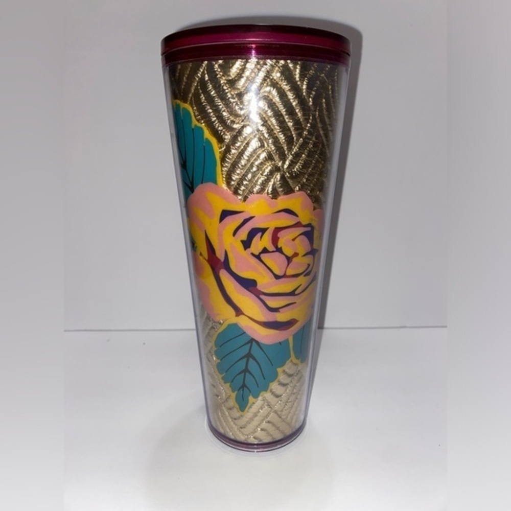 Starbucks Gold Quilted Rose Tumbler 24oz – Fall 2020 Limited Edition